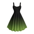 thumbnail image 1 of Ygbgbb Women's Gradient Color Dresses Cami Strap Mini Dress Swing Casual Summer Lightweight Dress Slim Fit Vacation Outfits Army Green XL, 1 of 6