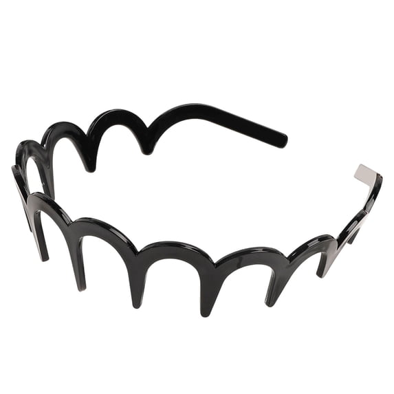 Ygdeyg 1Pcs Zig Zag Tooth Headbands Comb Zigzag U Shaped Shark Tooth Hair Bands Wavy Teeth Hair Accessory