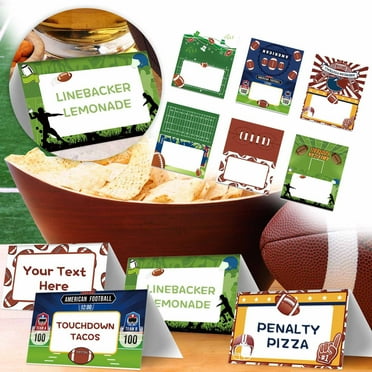 Ygdeyg Themed Party Table Top Decorated With Hand Written Food Table Card Supplies