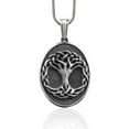 thumbnail image 1 of Yggdrasil Handmade Sterling Silver Men Charm Necklace, Tree of Life Silver Jewelry, Norse Mythology Yggdrasil Pendant, Mythology Necklace, 1 of 5