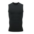 thumbnail image 1 of Yghzkop Men's High Elasticity Solid Color Round Neck Sports Camisole Top Perfect for Fitness and Everyday Style, 1 of 4