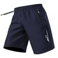 thumbnail image 1 of Yghzkop Men's Quick Dry Swim Trunks Elastic Waist Beach Shorts Solid Color Athletic Sports Short Pants with Drawstring Mesh Lining for Surf Pool, 1 of 6