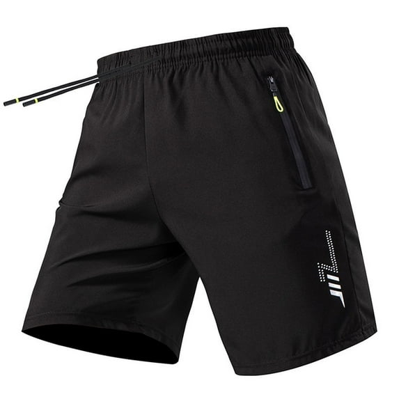 Yghzkop Men's Quick Dry Swim Trunks Elastic Waist Beach Shorts Solid Color Athletic Sports Short Pants with Drawstring Mesh Lining for Surf Pool