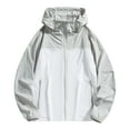thumbnail image 1 of Yghzkop Mens and Womens Sun Protection Hooded Jacket UPF 50+ Fishing Outdoor Sports Coat Breathable Quick Dry Windbreaker Lightweight Hiking Travel Rain Shell, 1 of 6