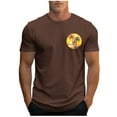 thumbnail image 1 of Yghzkop Tees for Men Hawaiian Print Athletic T-Shirt Short Sleeve Round Neck Moisture Wicking Quick Dry Gym Beach Party Vacation Top Casual Streetwear, 1 of 5