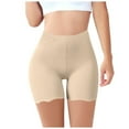 thumbnail image 1 of Yghzkop Women's Cooling Seamless Shorts Invisible Underwear Anti Chafing Biker Length Shapewear Moisture Wicking Plus Size Sport Yoga Shorts, 1 of 2
