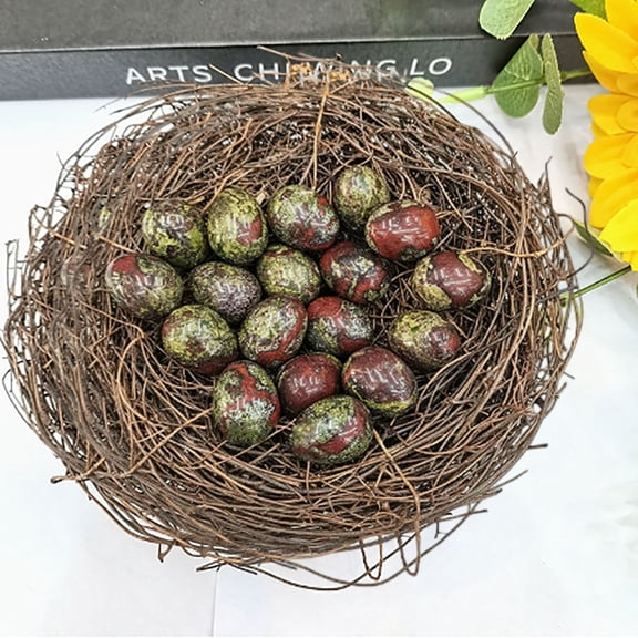 YgkuHd 20mm Crystal Mini Egges Agate Jade Bird Egges Easter Egges 10PC