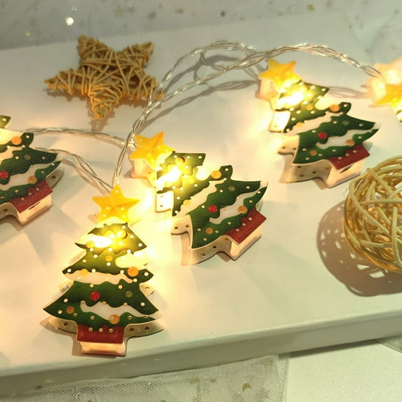 Clearance Christmas Decoration! YgkuHd Christmas Decoration Christmas Lights Holiday Decorations Star Lights Shape String Lights 20 LED, Christmas Clearance