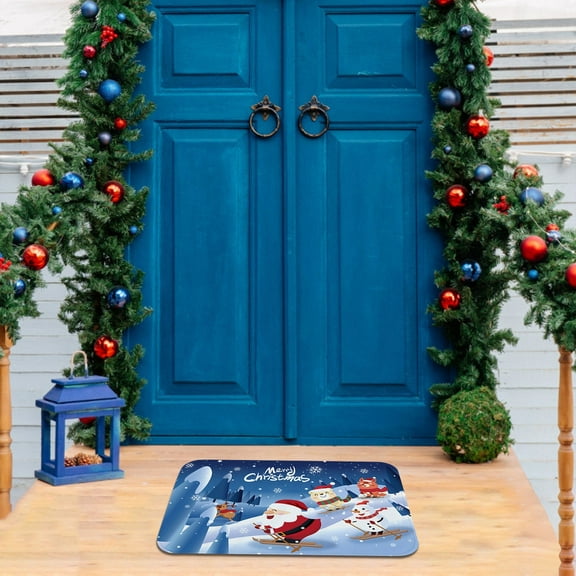 YgkuHd Christmas Decoration Merry Christmas Welcome Doormats Indoor Home Carpets Decor 40x60CM, Christmas Clearance