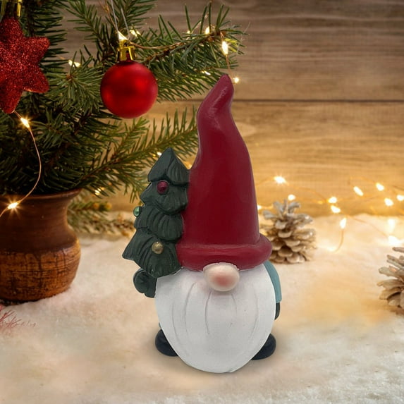 YgkuHd Christmas Decoration Mini Santa Ornaments Resin Christmas Mini Ornament Box Santa Claus Statue Mini Ornaments, Christmas Clearance