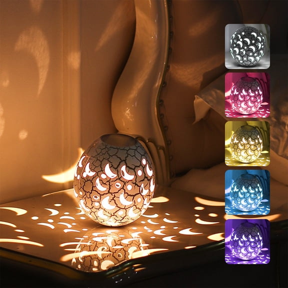 YgkuHd Colorful Burst Pattern Tumbler Night Light Bedroom Study Living Room Mood Decorative Lamp USB Charging Colorful Light And Shadow Mood