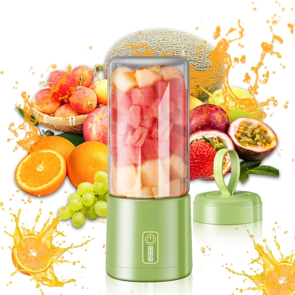 Juicer ZKCCNUK Electric Portable Agitator USB Rechargeable Juicer Mini Agitator With 10 Blade Wireless Agitator Making Shakes And Sorbet Portable Home Appliances Clearance