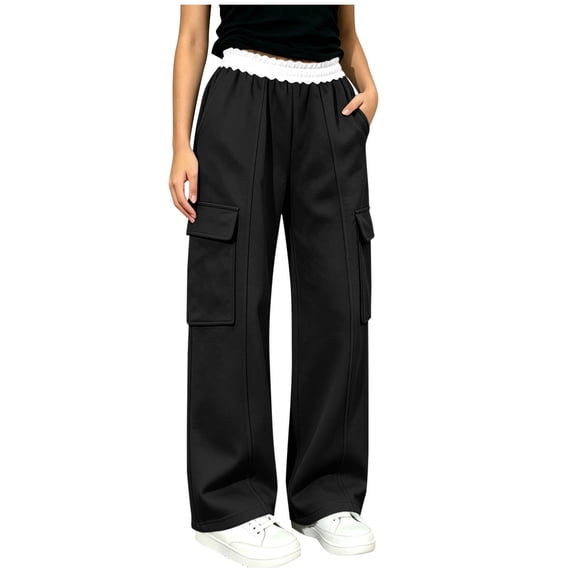 YgkuHd Kids Lightweight Sweatpants Side Pocket Elastic Waist for Outdoor Casual Days