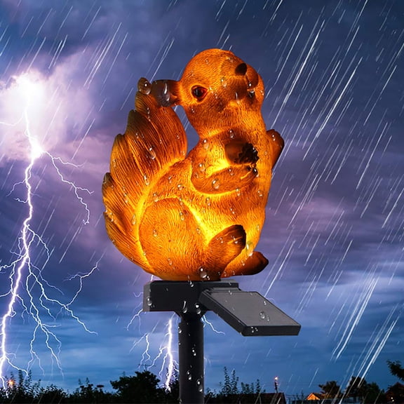 YgkuHd LED Garden Lights Solar Night Lights Owl Shape Solar-Powered Lawn Lamp Clearance