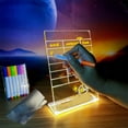 thumbnail image 1 of YgkuHd Led Luminous Notepad Rewritable Message Board With LED Lights USB Power Night Light Whiteboard Childrens Gifts Valentines Day Gifts 35ml, 1 of 6