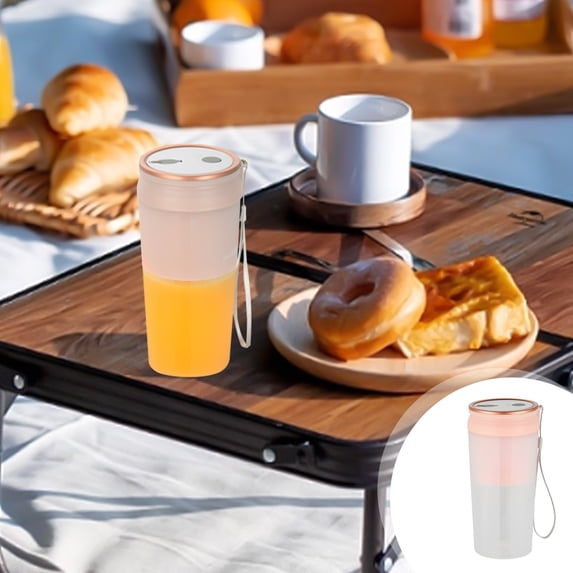 YgkuHd Portable Blenders, Blenders For Shakes, Fruit Juicer USB Rechargeable With 4 Blades, Handheld Blenders For Sports Travel And Outdoor