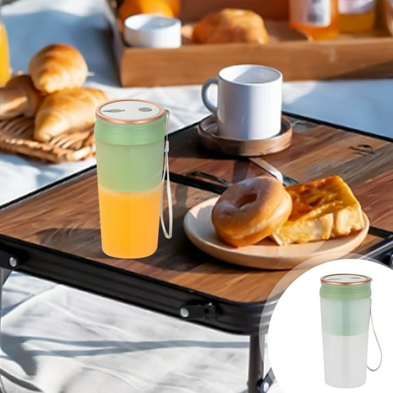 YgkuHd Portable Blenders, Blenders For Shakes, Fruit Juicer USB Rechargeable With 4 Blades, Handheld Blenders For Sports Travel And Outdoor