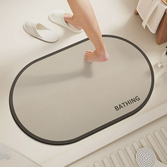 YgkuHd Soft and Absorbent Bathroom Rug,Bathroom Water Absorbent Floor Mats Bathroom Doorway Non Slip Foot Mats Sink Toilet Drying Floor Mats