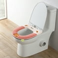 thumbnail image 1 of YgkuHd Toilet Seat Cover, Zipper Model Toilet Seat Household Embroidery Sitting Washer Toilet Seat Cover Cute Washer Four Seasons Universal Toilet Seat (Multicolor ), 1 of 6