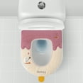 thumbnail image 1 of YgkuHd Toilet Seat Cushion, Fall And Winter Toilet Seat Thickened Household Warm Sitting Toilet Cover Furry Toilet Seat Cushion Washable D Shapetoilet Seat Cushion (Pink), 1 of 6