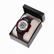 HAOZZAW YgkuHd Watch Box Clearance! PU Display Case Watch Holder Organizer with Lid Jewelry Collection, Bracelet Boxes Gift Storage Display Boxes Watch Jewelry, Black