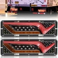 Ygmylandbb Trailer Tail Lights, AIF4 LED Truck Tail Light, Flowing Tail