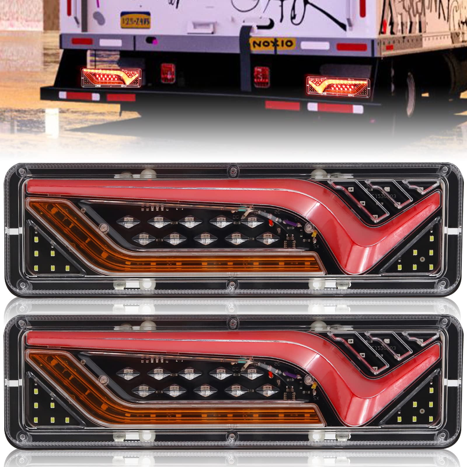 LED Smoked Turn Signal Parking Light Sequential Lamp For 2018-2024 Jeep Wrangler LED Smoked Turn Signal Parking Light Sequential Lamp For 2018-2024 Jeep Wrangler