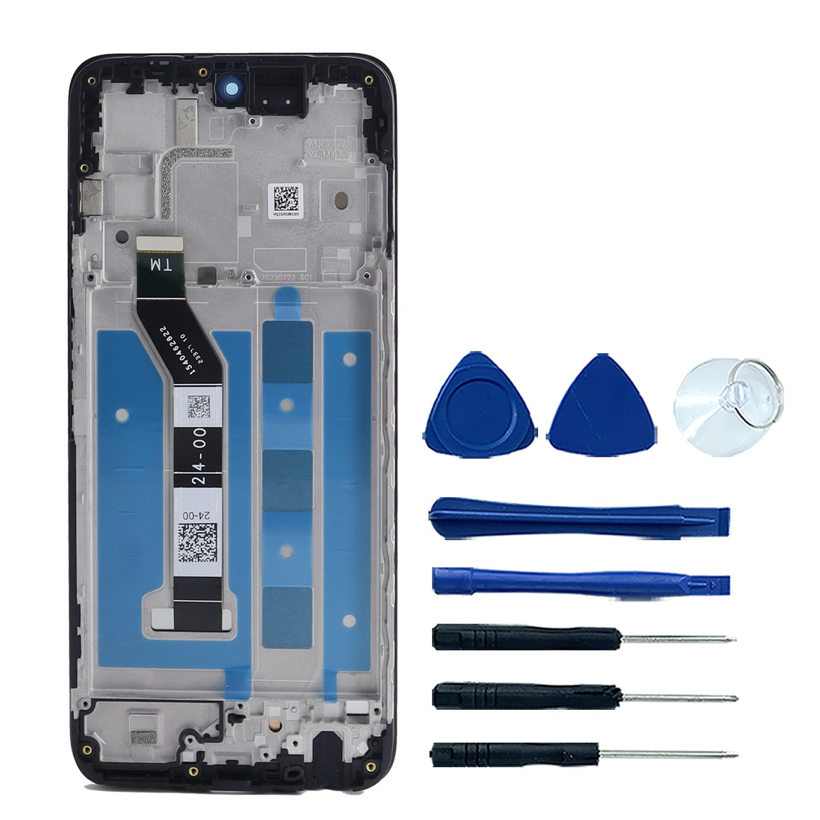 Ygpmoiki for Motorola Moto G Power 5G 2024 Screen Replacement Kit Frame