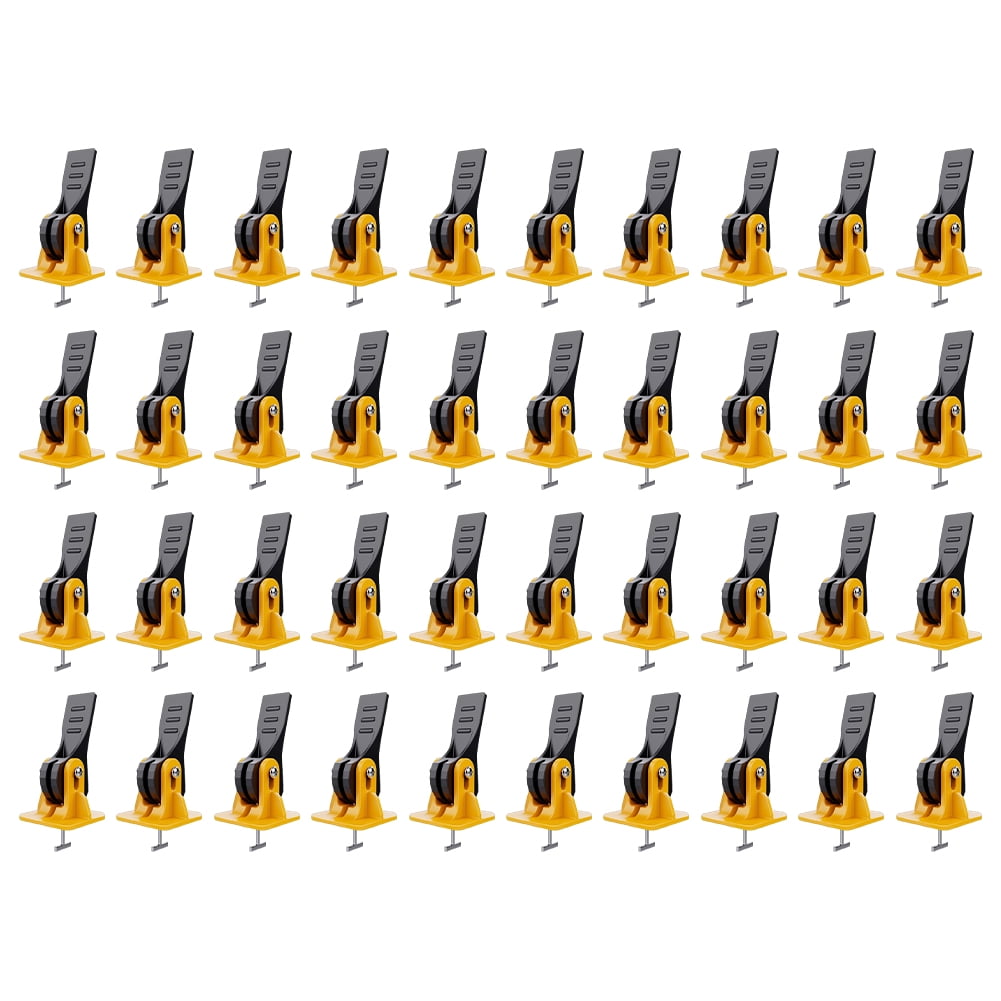 Yguping 20/40/50/60pcs Plastic Positioning Artifacts Reusable Leveler