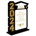 Yguping 2024 Graduation Table Centerpiece Wooden Graduation Party Favor