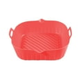 Yguping Air Fryer Silicone Pot Reusable Nonstick Pans for Family Baking