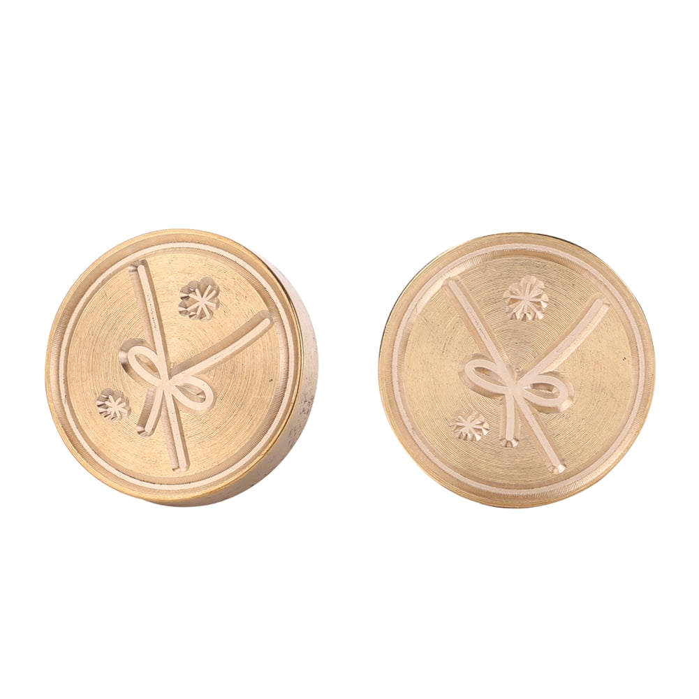 Yguping Alphabet Letters Wax Sealing Stamp Head Round Copper Stamps