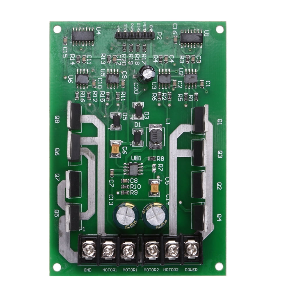 Yguping Dual Motor Driver Module Board H-bridge DC MOSFET IRF3205 3-36V 10A Peak30A