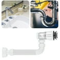 Yguping Expandable Single Sink Drain Pipe Flip Press Filter Drain Plug