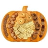 Yguping Halloween Decoration - Wood Pumpkin Charcuterie Boards for Home Kitchen, Modern Fall Platter Food Serving Tray Dishes for Halloween Thanksgiving Christmas Decor (Small)