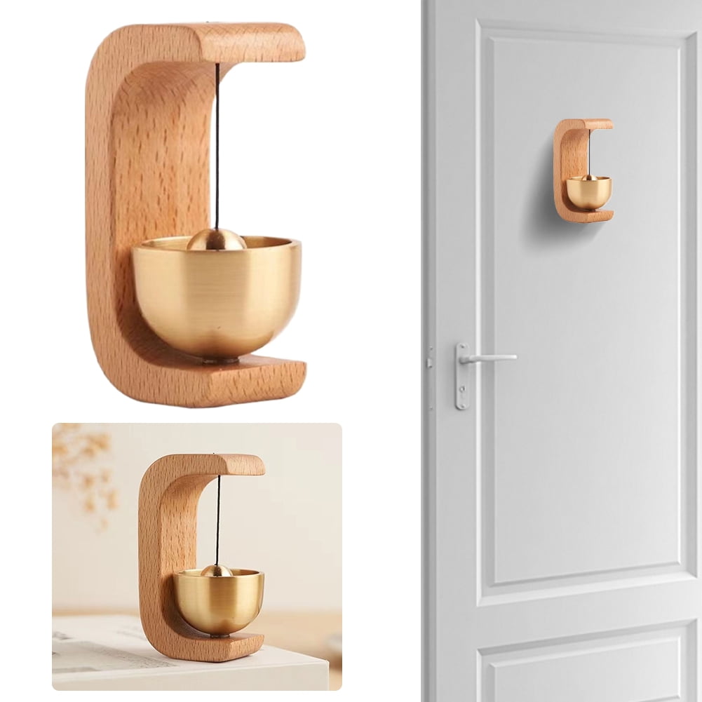 Yguping Wood Doorbell Chime Hanging Decorative Loud Door Bell