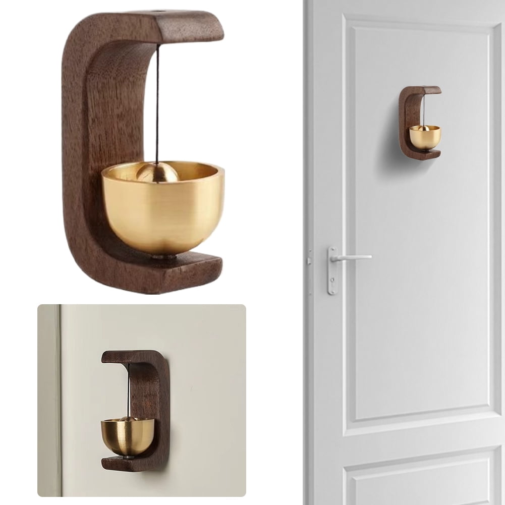 Yguping Wood Doorbell Chime Hanging Decorative Loud Door Bell