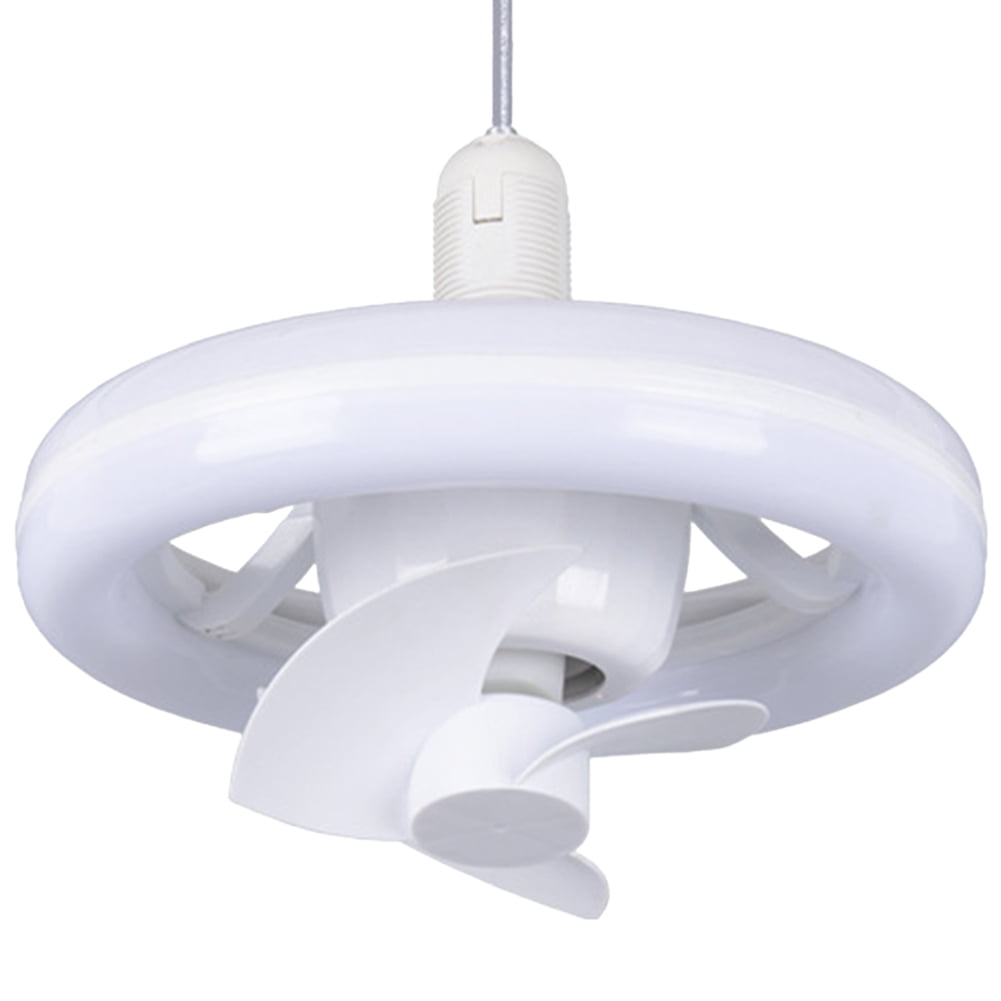 Yguping Mini Screw in Ceiling Fan with Light RGB Mode Light Socket Fan