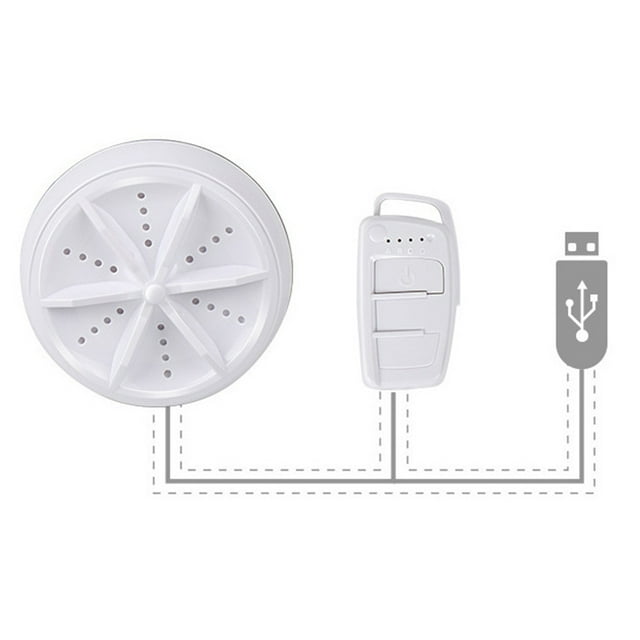 Yguping Mini Ultrasonic Washing Machine Low Noise Design for Clothes
