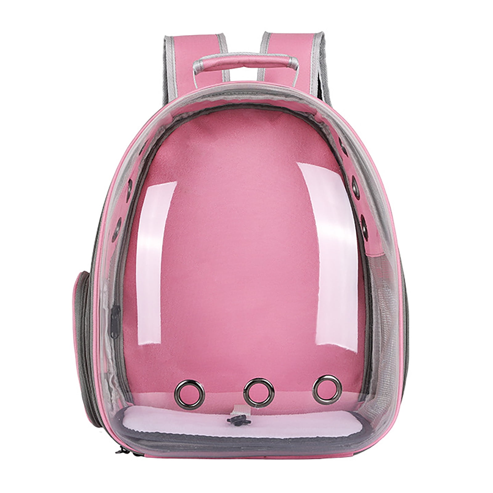 Yellow Pet Carrier Backpack with Transparent Window 33*18*42cm