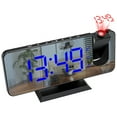 Yguping Projection Alarm Clock with Calendar&Temperature Mirror Surface