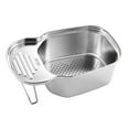 Yguping Sink Drain Basket Corner Waste Drainer Food Catcher Strainer (1