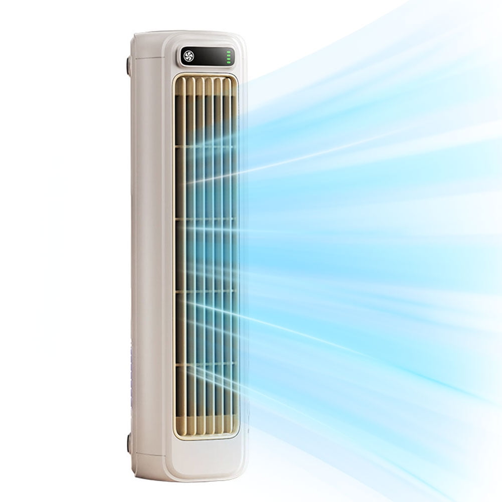 Yguping Tower Fan Rechargeable Electric Vertical Fan 3 Speed Desktop