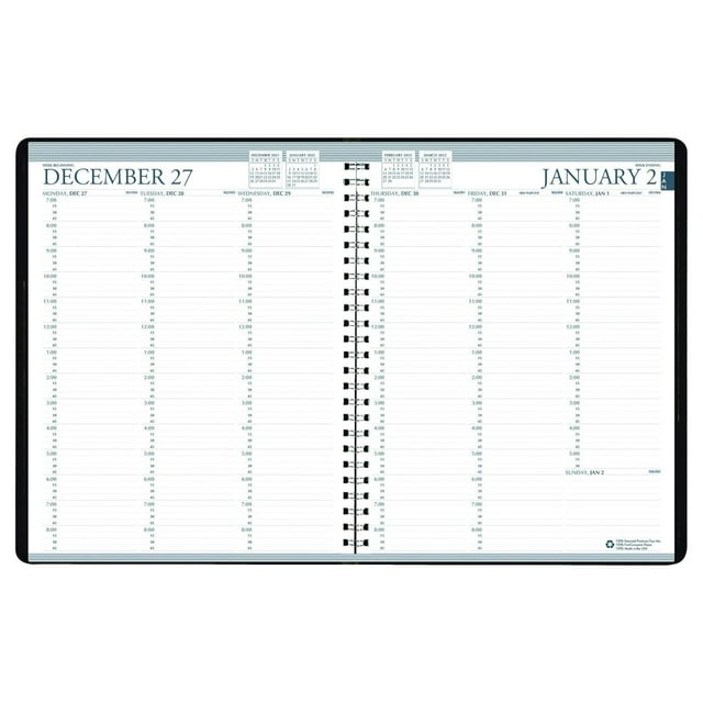 YhbSmt 2022 Weekly Planner Calendar, Professional, Blue Cover, 8.5 x 11