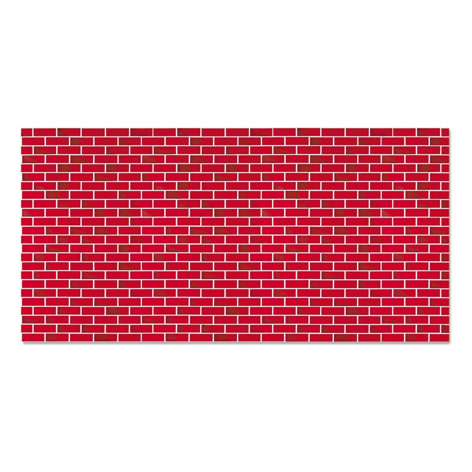YhbSmt 56475 Fadeless Designs Bulletin Board Paper, Brick, 48Inch X 50