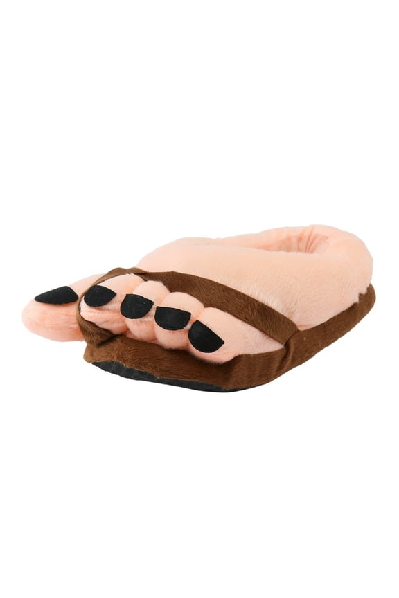 Yhkghxis Funny Santa Slippers for Men, Women & Kid Plush Warm Santa Claus Slippers Plain Cute Fuzzy Reindeer House Shoes Indoor Outdoor Shoes