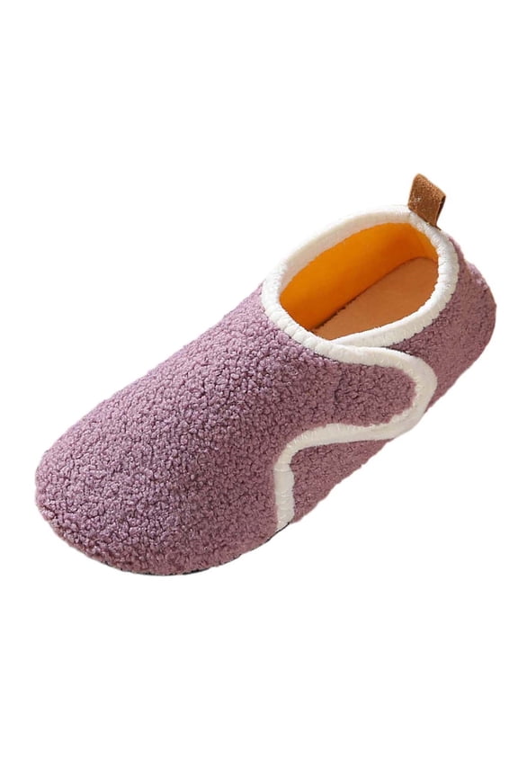 Fuzzy Slippers Women Pumpkin Slippers for Adults Nonslip Comfort Memory Foam House Shoes Great Christmas Gift