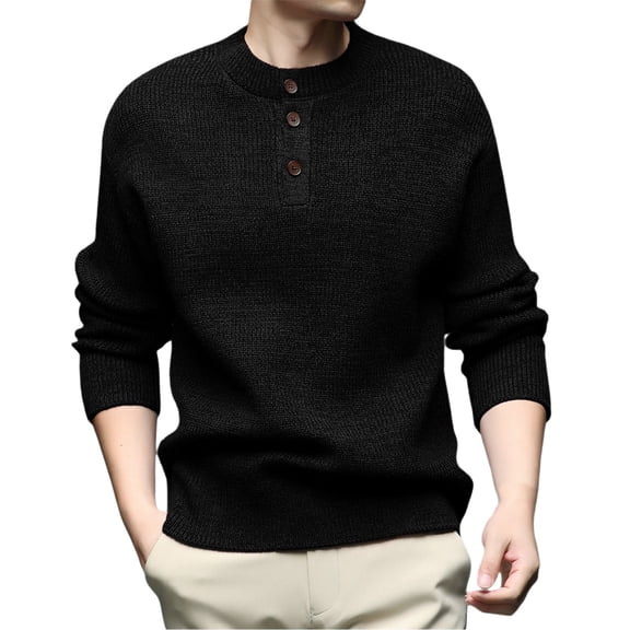 Yhkghxis Knit Sweater Coat for Men Winter Warm Oversized Long Cardigan Soft Textured Fabric Pullover Outdoor Casual Wear Comfortable