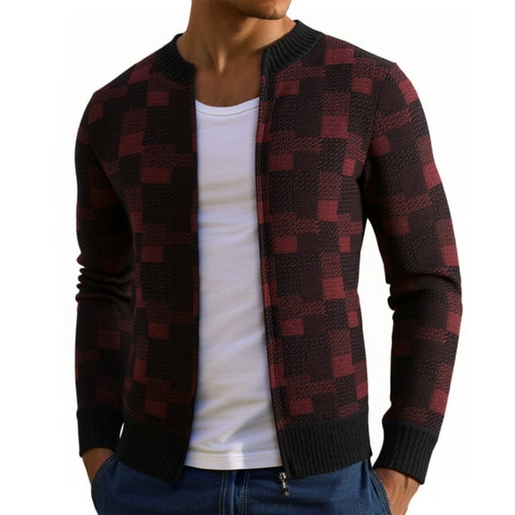 Yhkghxis Men'S Lightweight Sweater Coat Cardigan Jacket Stylish Casual Outerwear for All Season Layering Indoor and Outdoor Wear
