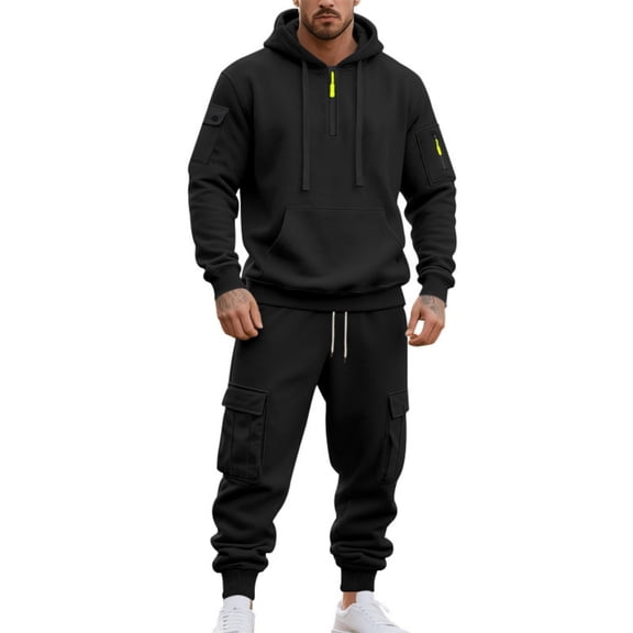 Yhkghxis Sweatsuits for Men 2 Piece Hoodies with Sweatpants Sets Track Suits Mens Casual Running Jogging Sport Suit Sets